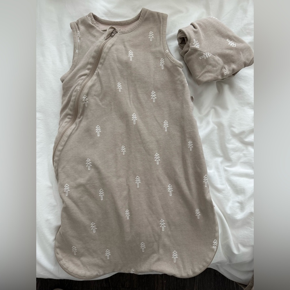 Cozy Tan Kids Pajamas with Tree Print